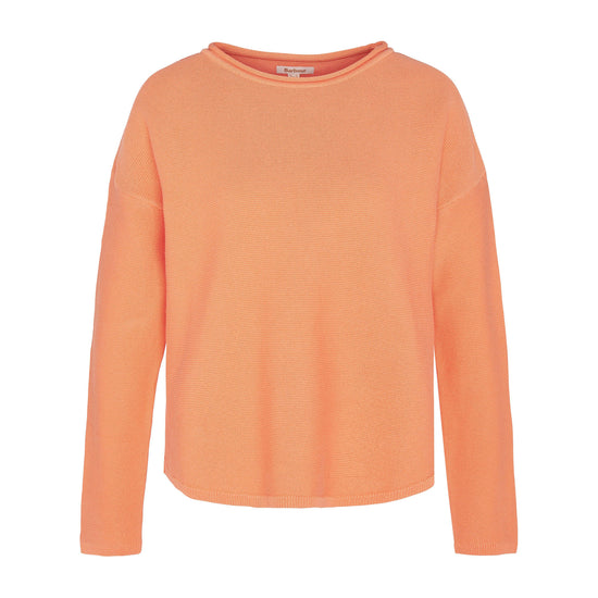 Womens Marine Knitted Jumper Apricot Crush