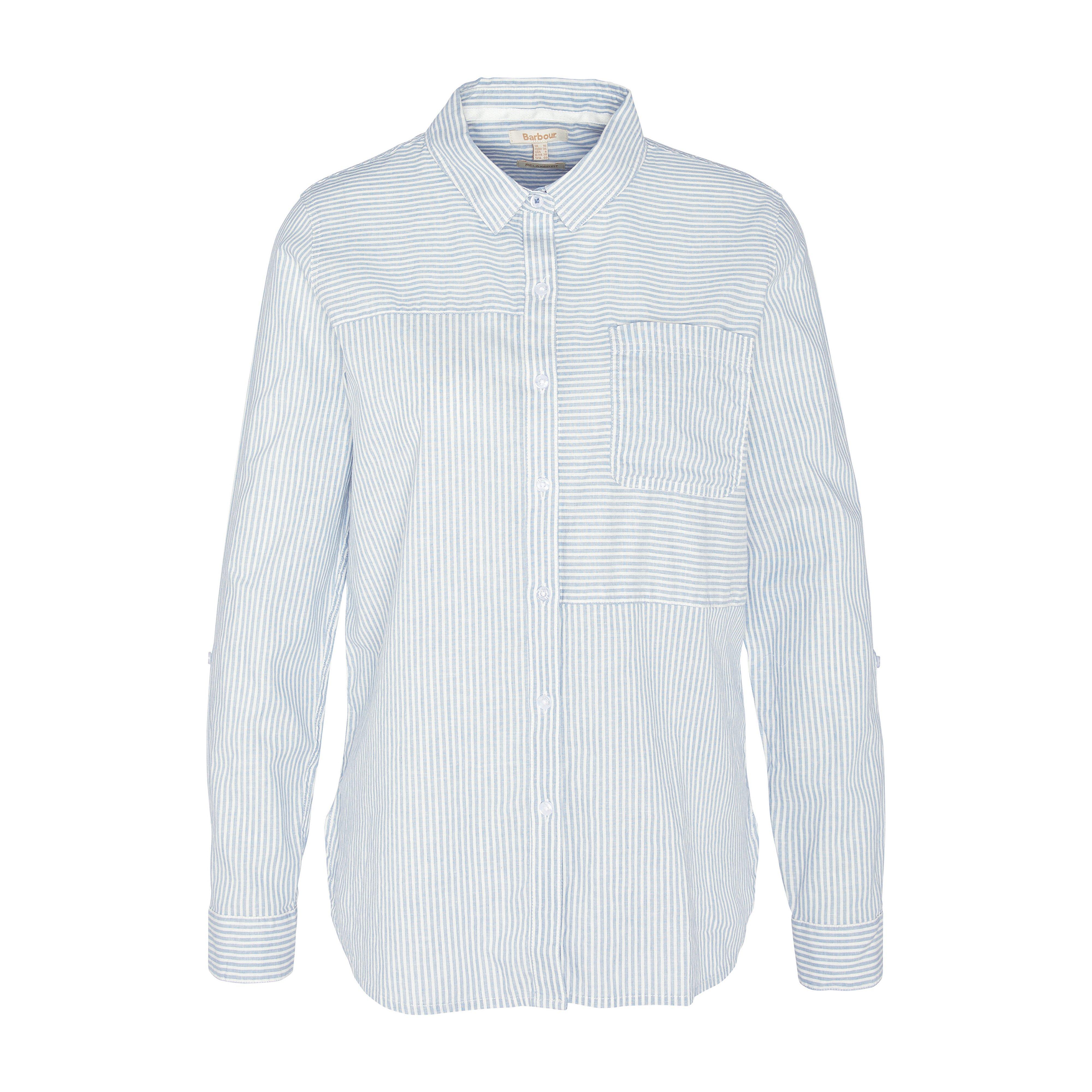 Womens Beachfront Shirt Chambray Stripe