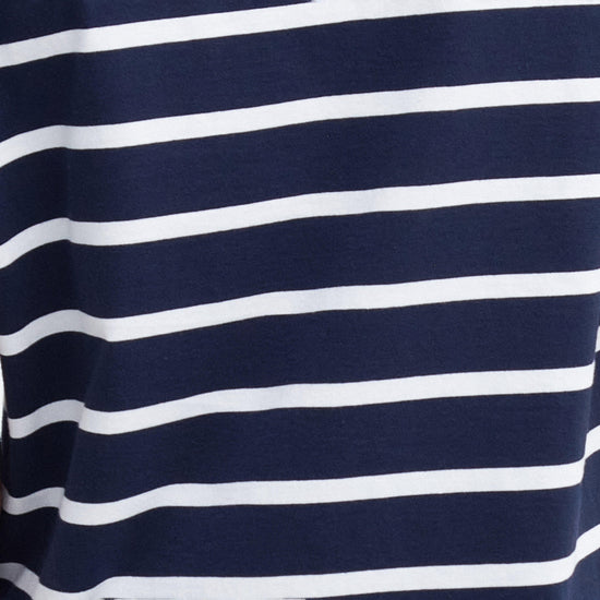 Womens Otterburn Stripe T-Shirt Navy/White Stripe