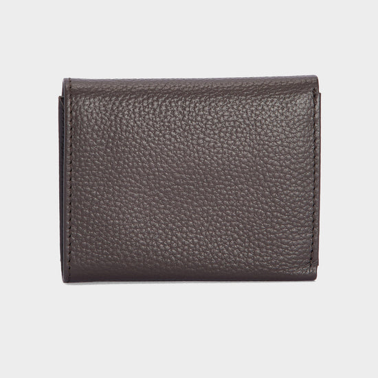 Mens Tabert Leather Bi-Fold Wallet Chocolate Brown