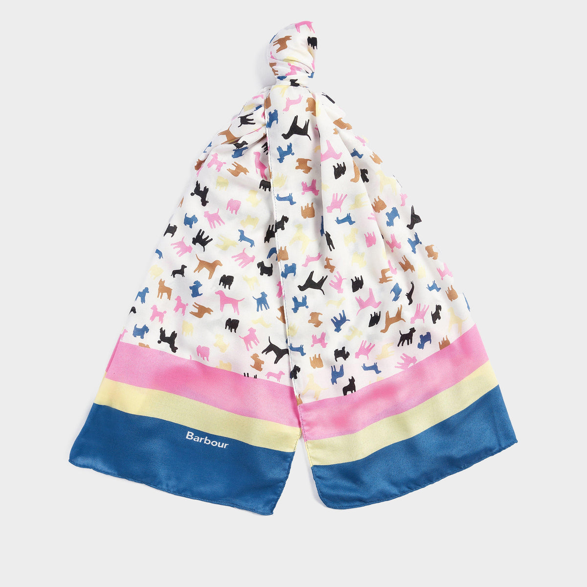 Womens Dog Print Scarf Classic Multi