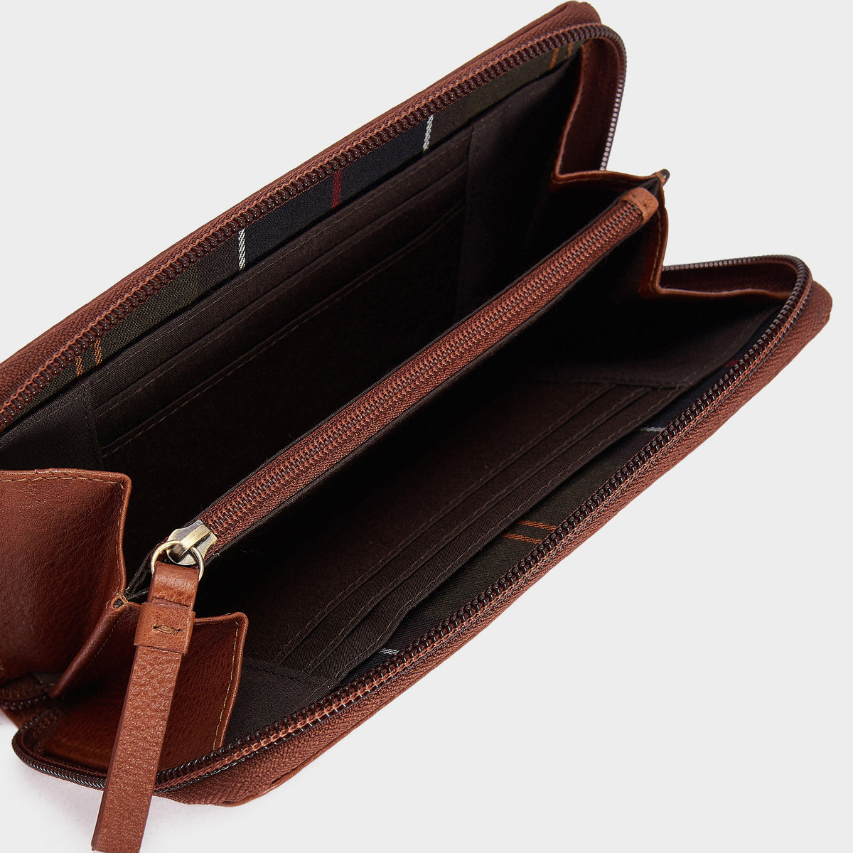 Womens Laire Leather Purse Classic Brown