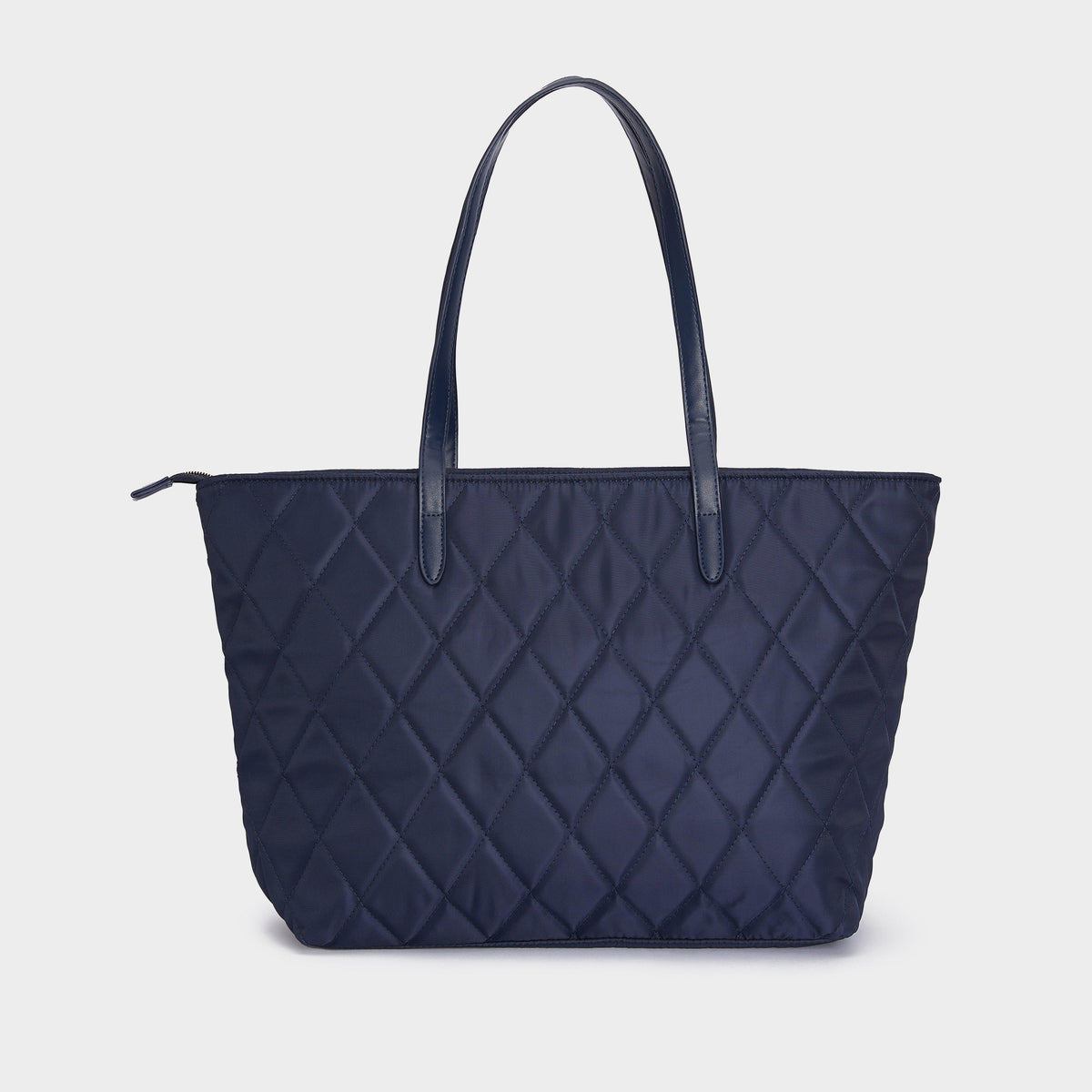 Womens Quilted Tote Bag Classic Navy