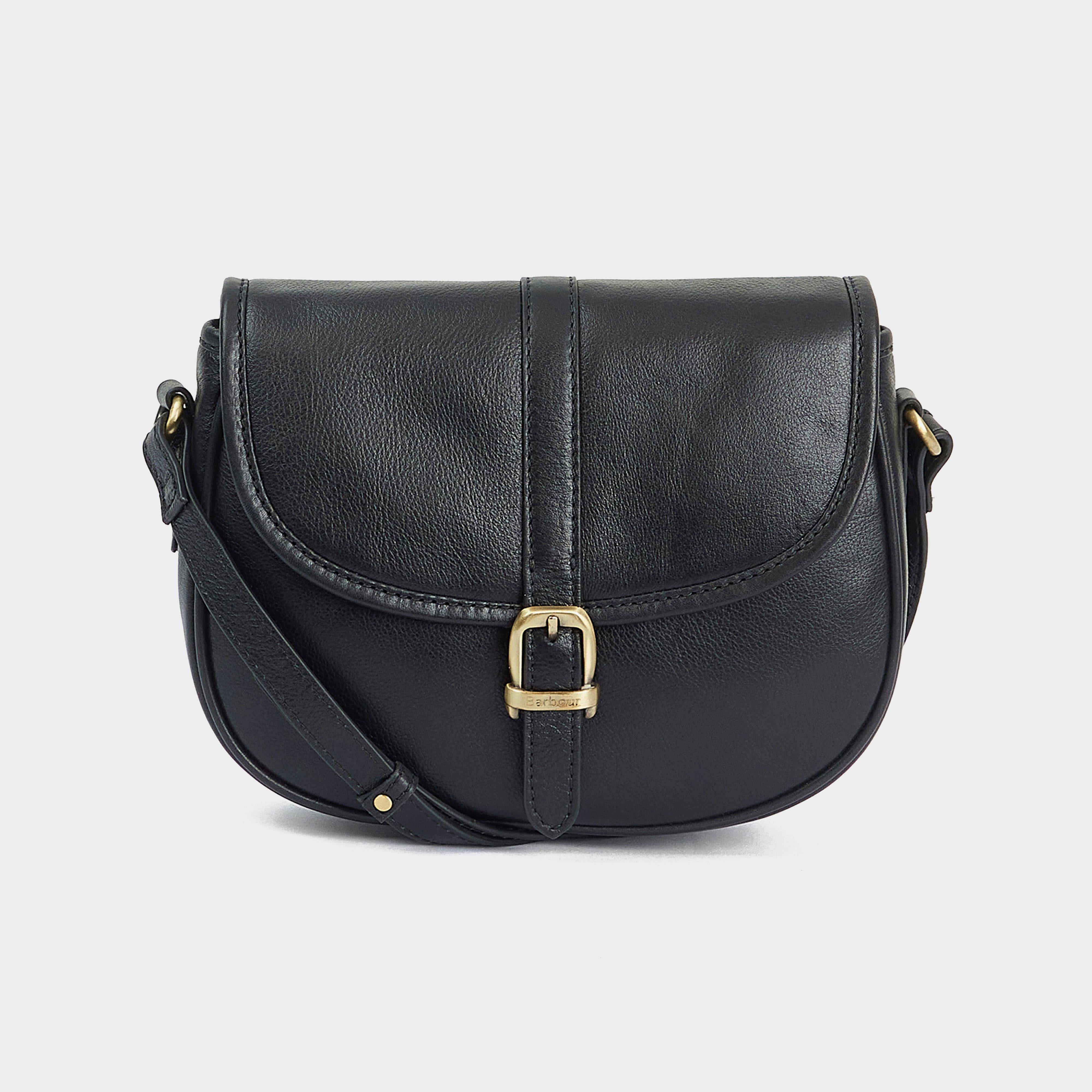Womens Laire Medium Saddle Bag Classic Black