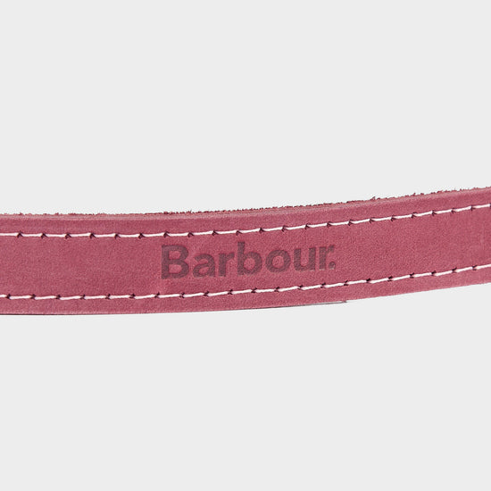 Leather Dog Collar Classic Pink