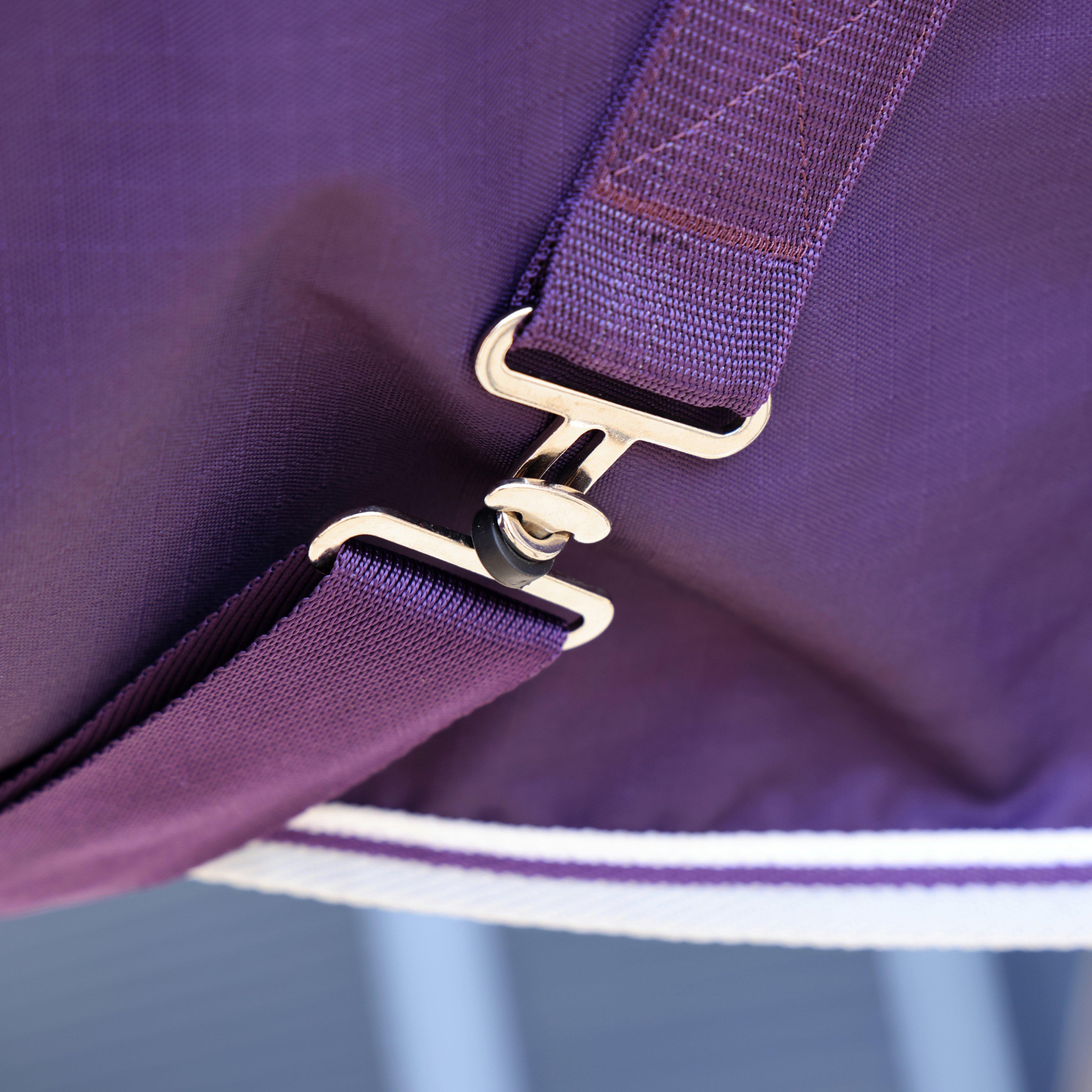 Highlander Original 100g Combo Neck Turnout Rug Plum