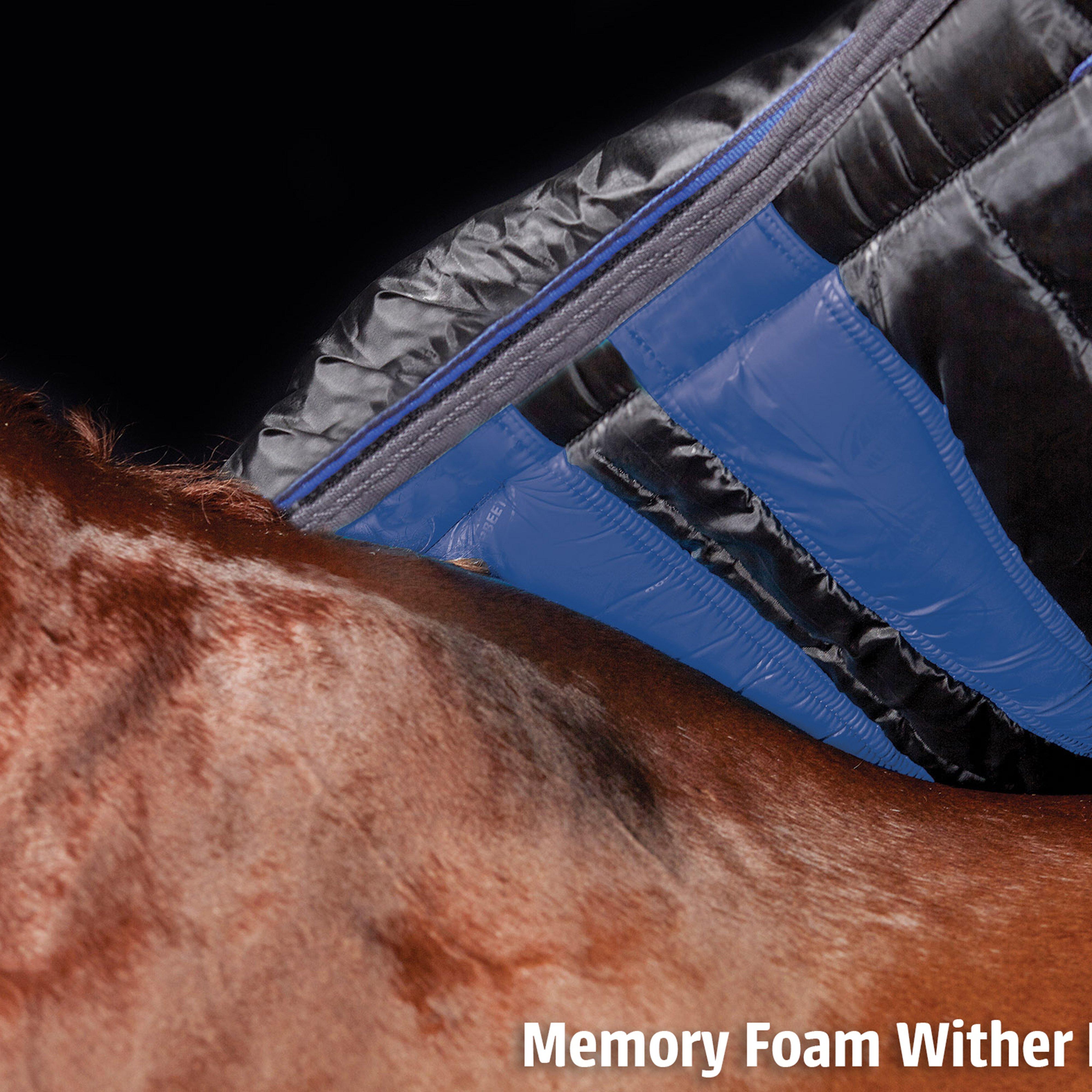 ComFiTec Plus Dynamic II Detach-A-Neck 0g Light Weight Turnout Rug Maroon/Grey/White