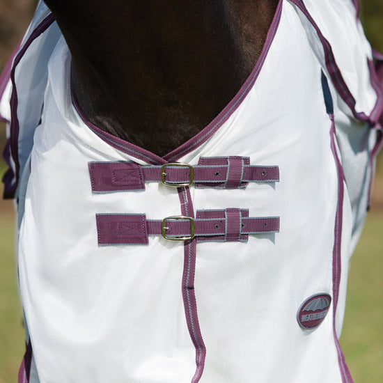 ComFiTec Essential Mesh II Combo Neck Fly Rug Beige/Turquoise/Orange