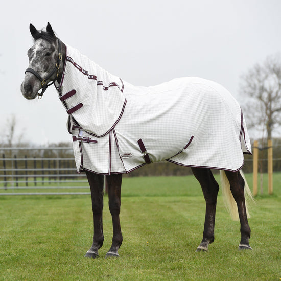 Hybrid Seasons Combo Neck Sheet White/Maroon