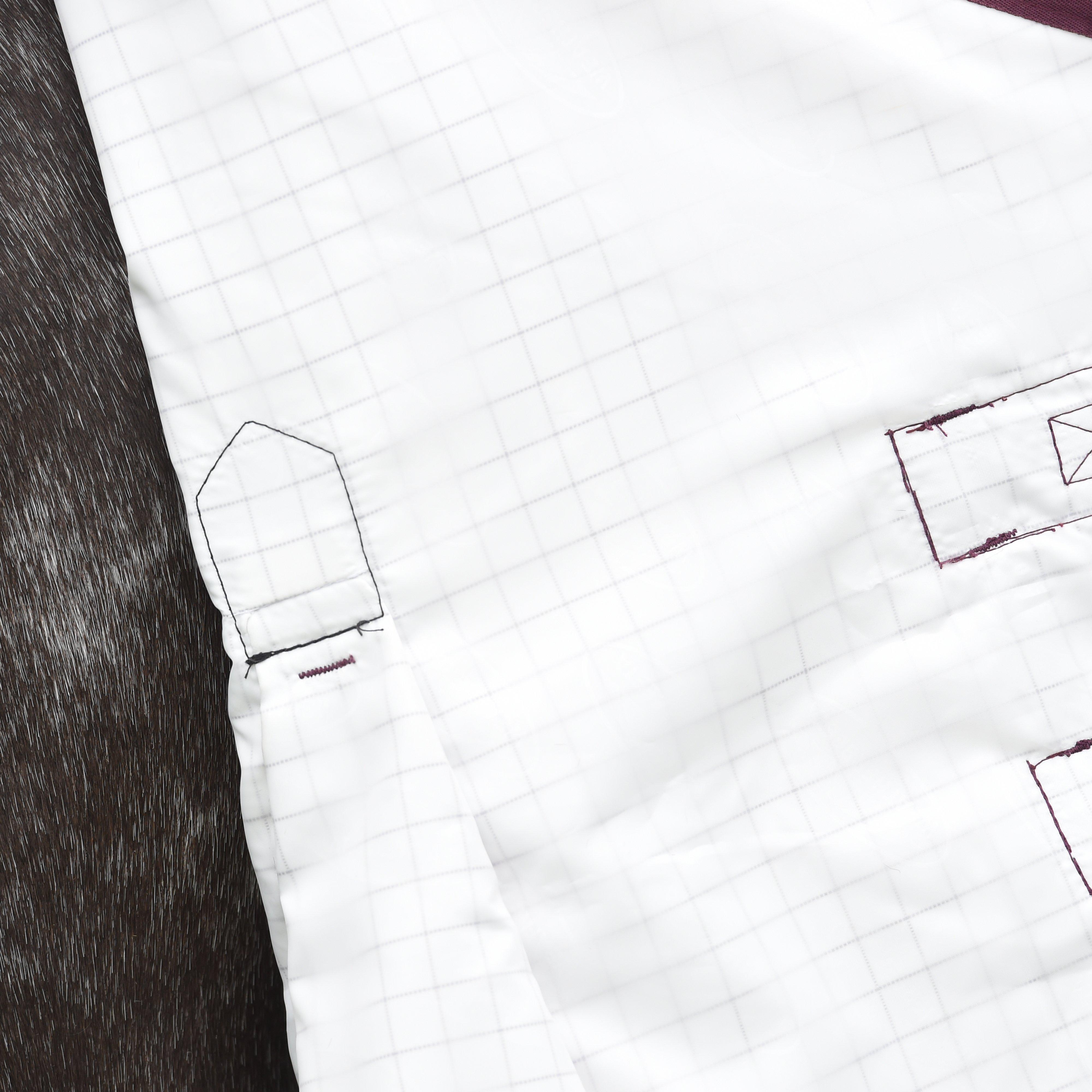 Hybrid Seasons Combo Neck Sheet White/Maroon