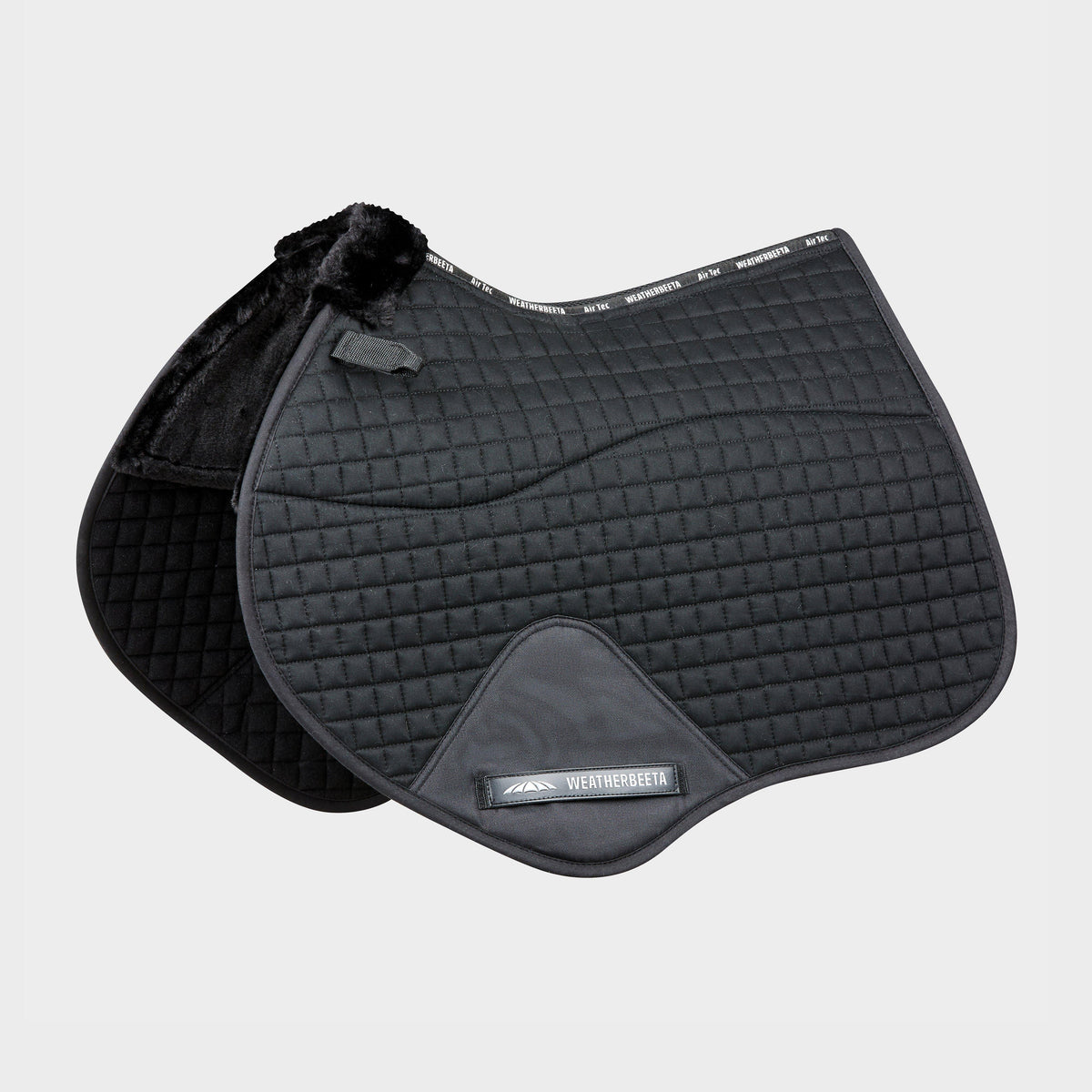 Prime Comfy Fleece Jump Saddle Pad Black