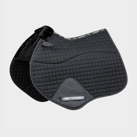 Prime Comfy Fleece Jump Saddle Pad Black