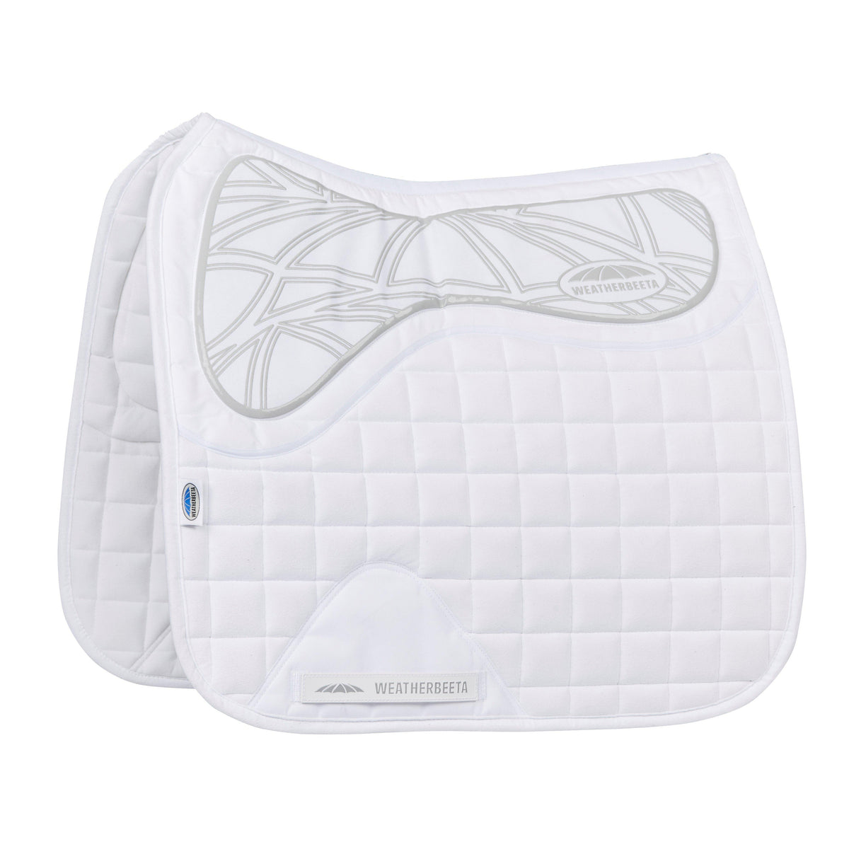 Ultra Grip Dressage Saddle Pad White