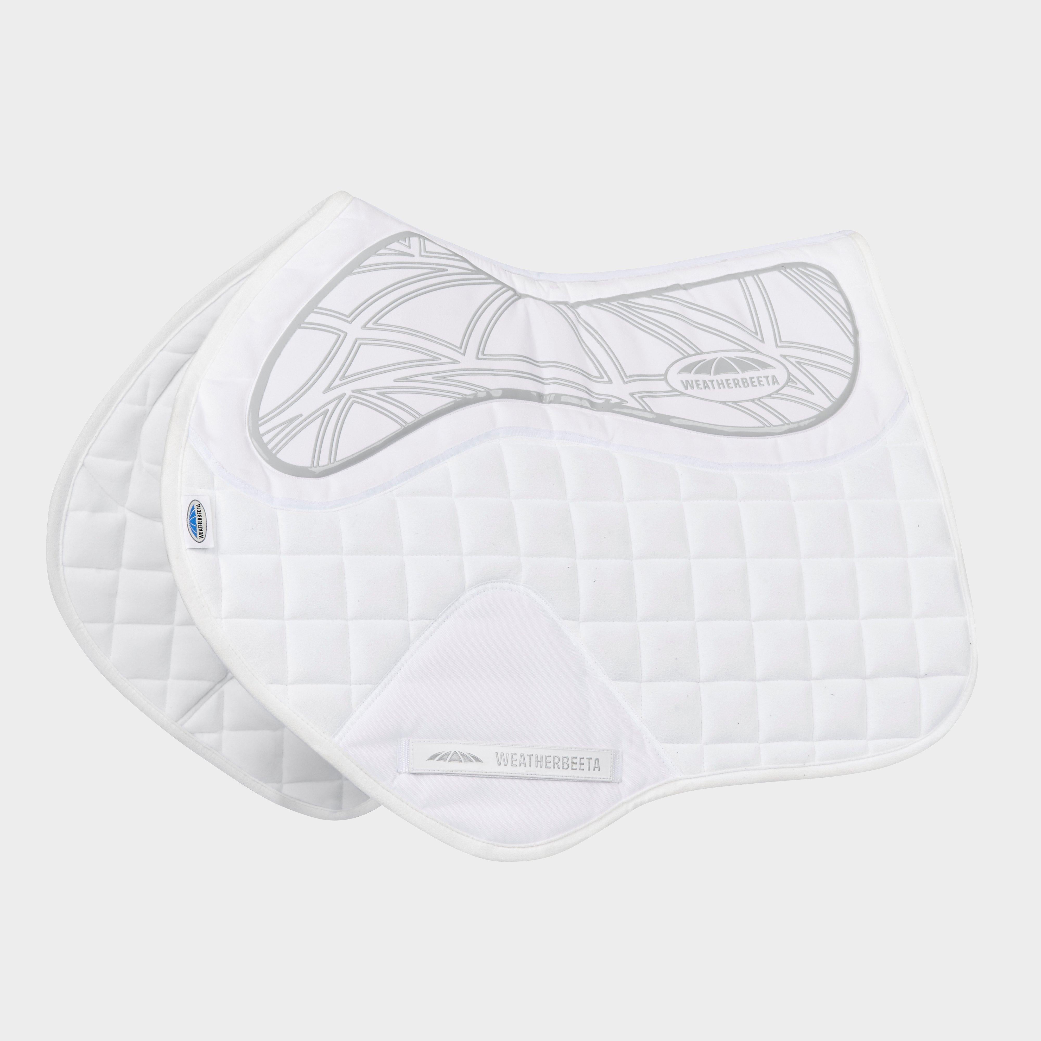 Ultra Grip Jump Saddle Pad White