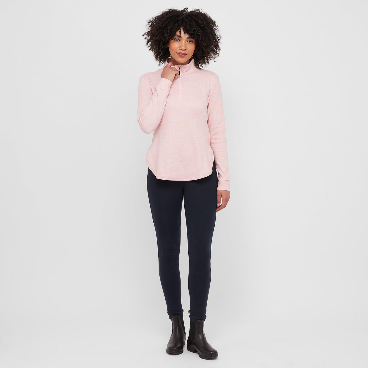 Womens London Long Sleeve Top Blush