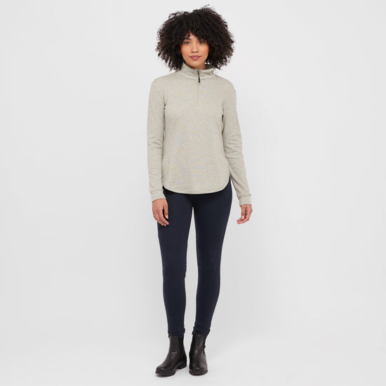 Womens London Long Sleeve Top Dusty Olive