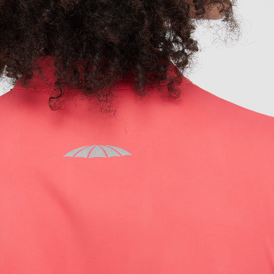 Womens Rome Short Sleeved Riding Top Bittersweet Red