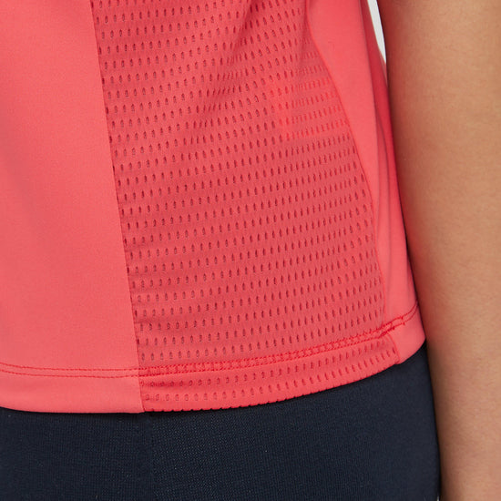 Womens Rome Short Sleeved Riding Top Bittersweet Red