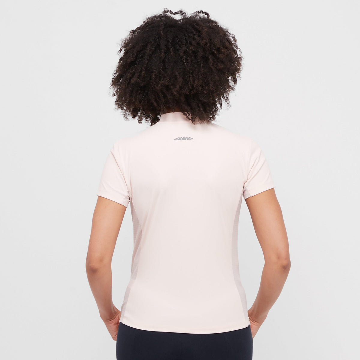 Womens Rome Short Sleeved Riding Top Blush