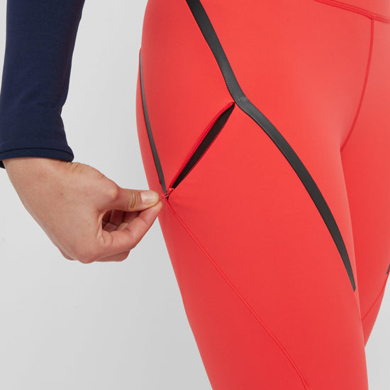 Womens Toulon Lifestyle Riding Tights Bittersweet Red