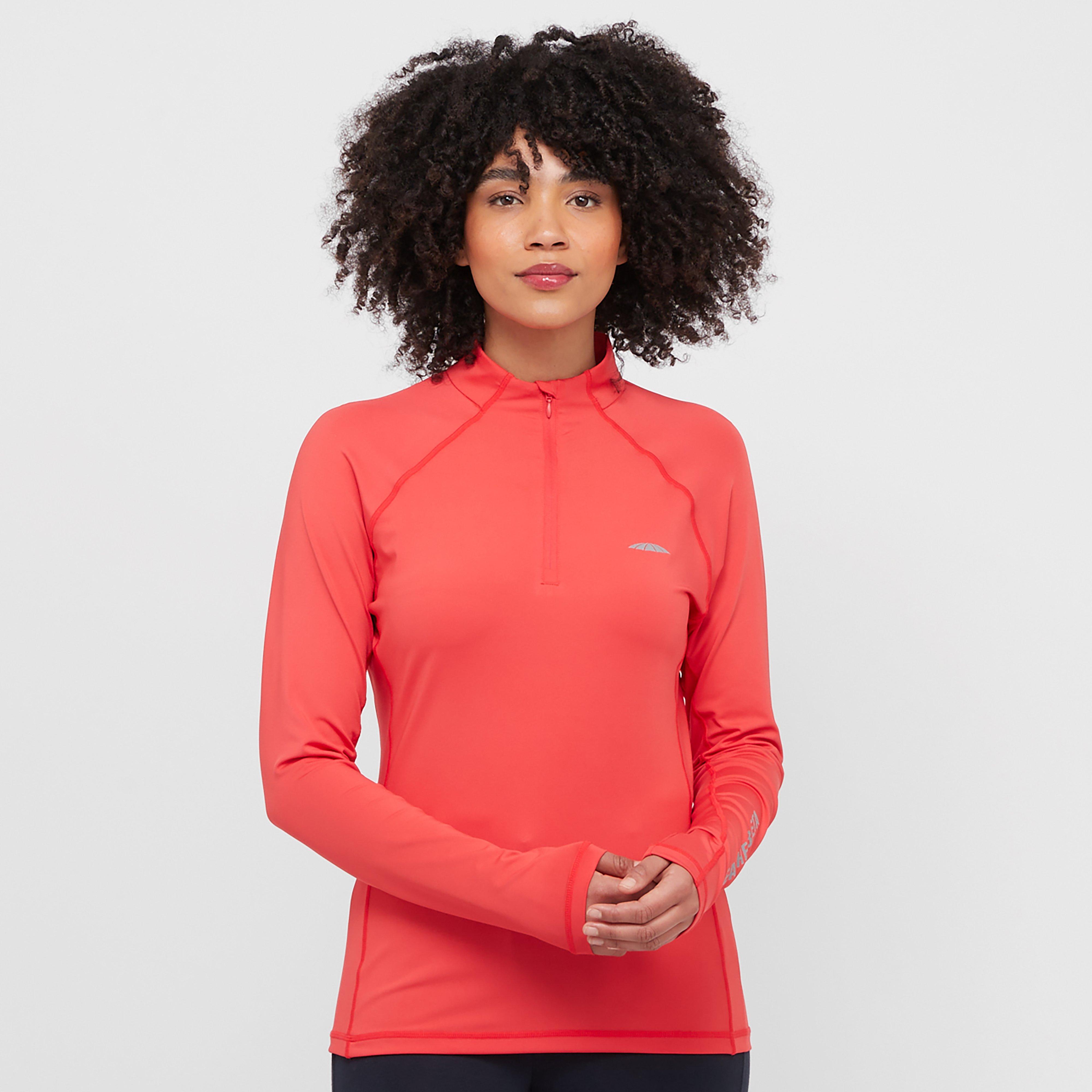 Womens Prime Long Sleeved Top Bittersweet Red