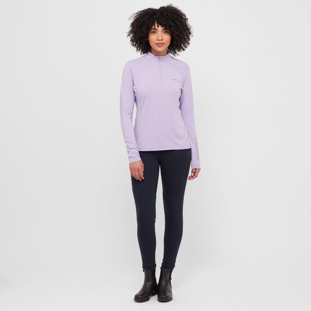 Womens Prime Long Sleeved Top Mauve