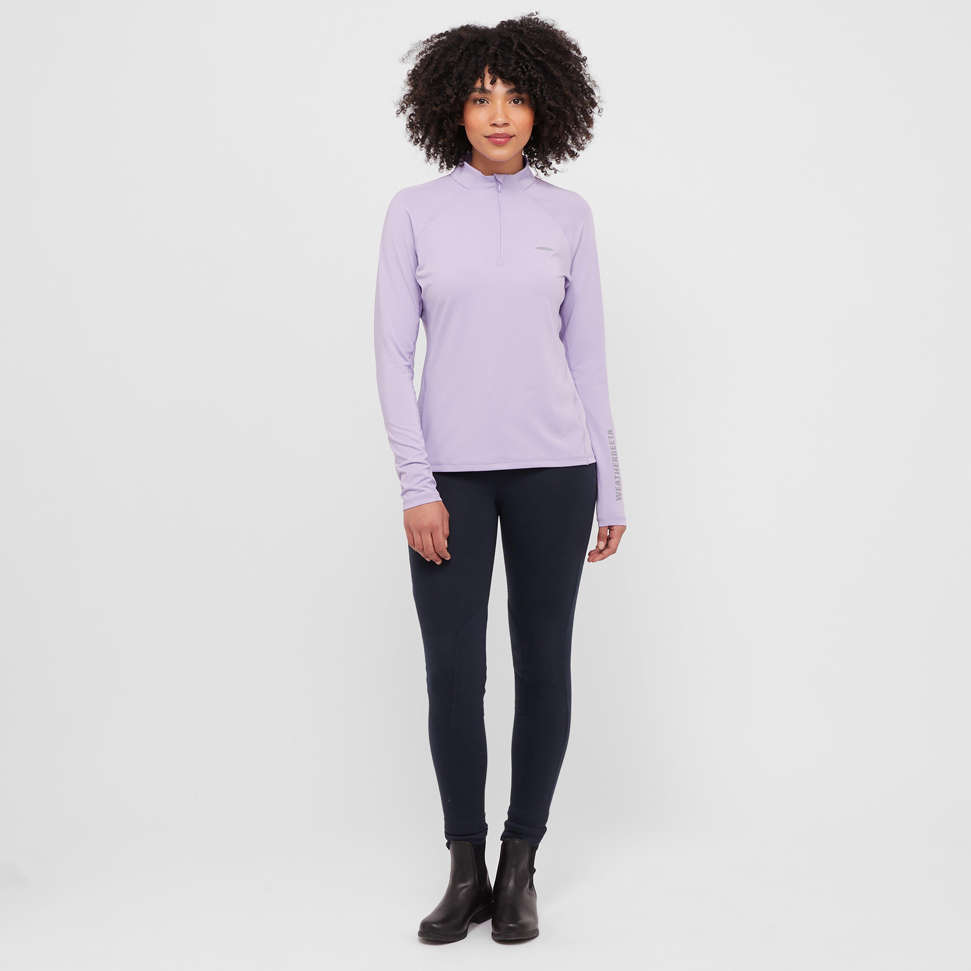 Womens Prime Long Sleeved Top Mauve