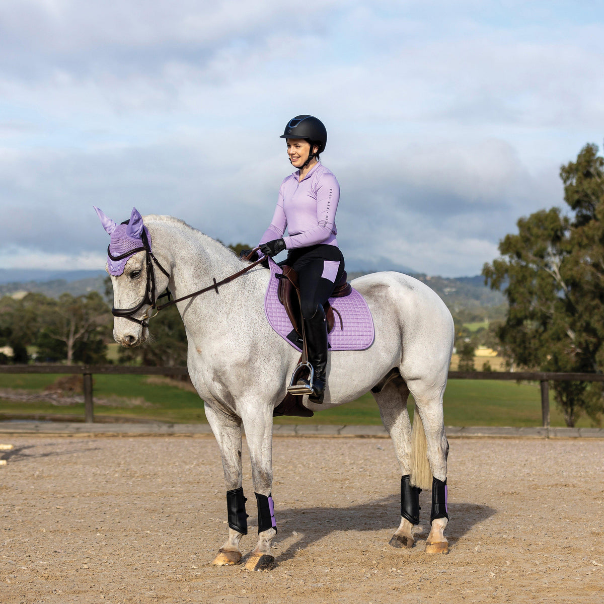 Prime All Purpose Saddle Pad Mauve