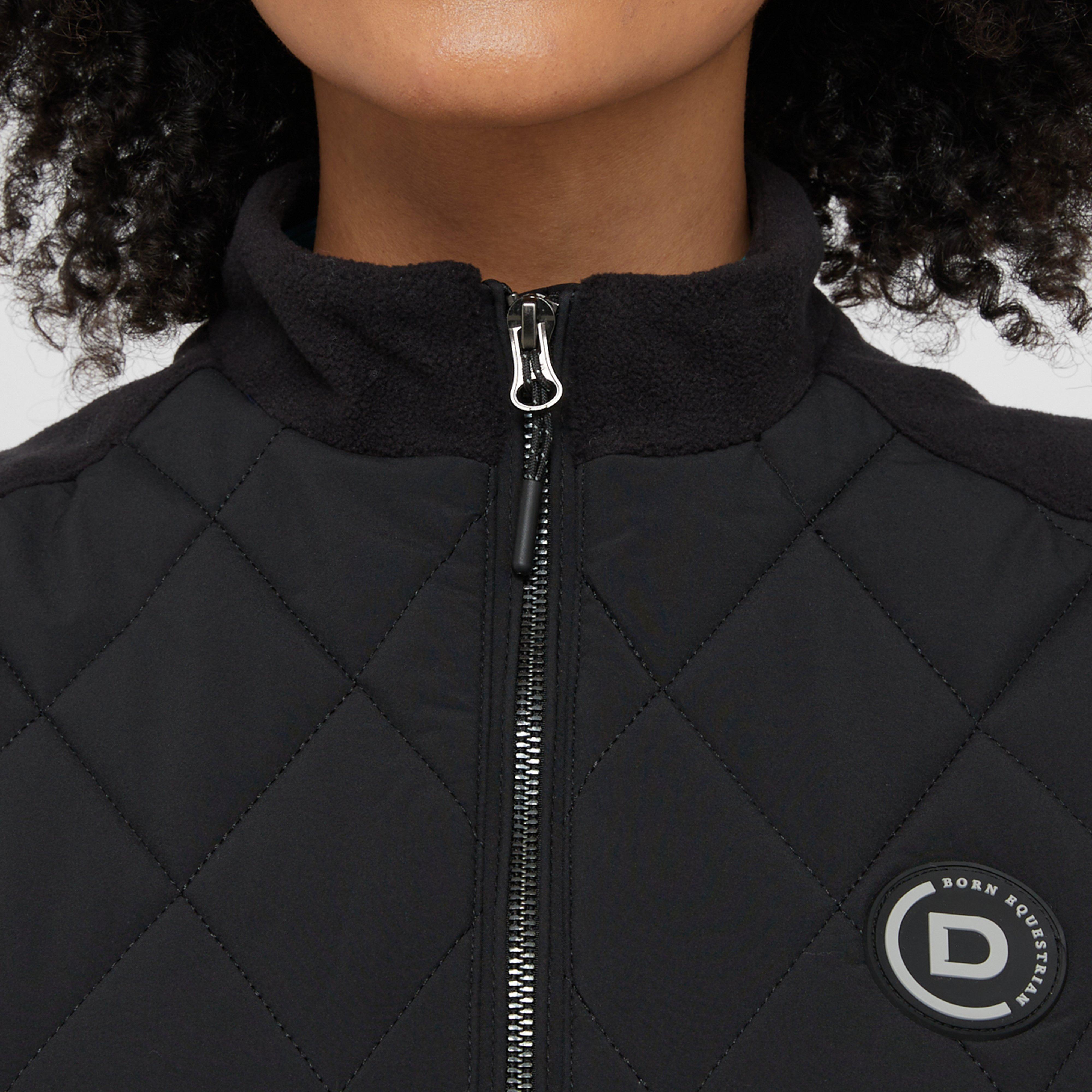 Womens Quinn Quilted Body Warmer Black