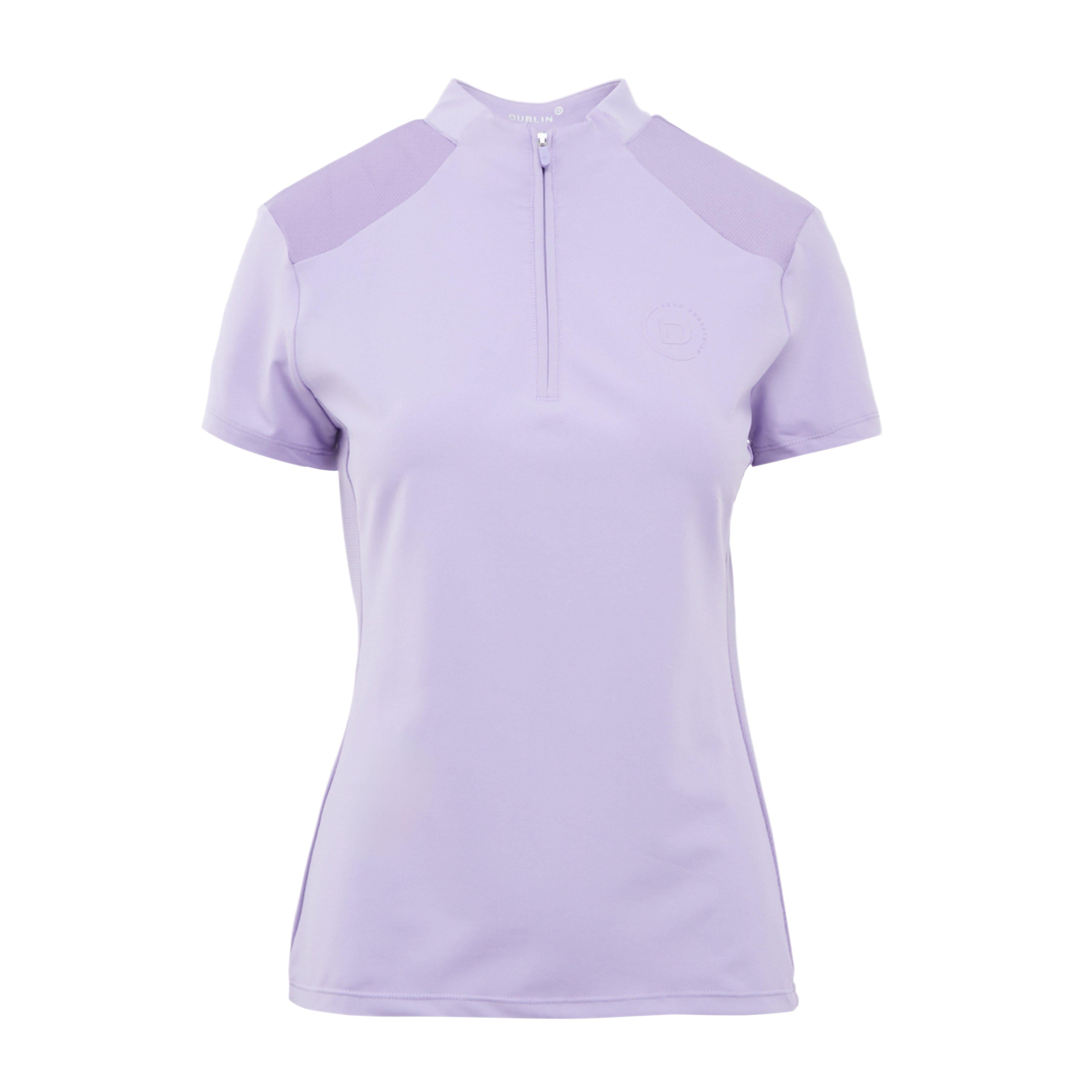 Womens Tabby Short Sleeved Riding Top Mauve
