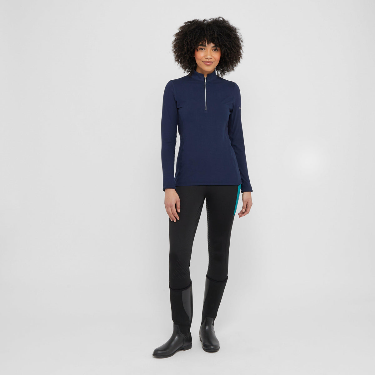 Womens Everyday Riding Tights Black/Deep Lake