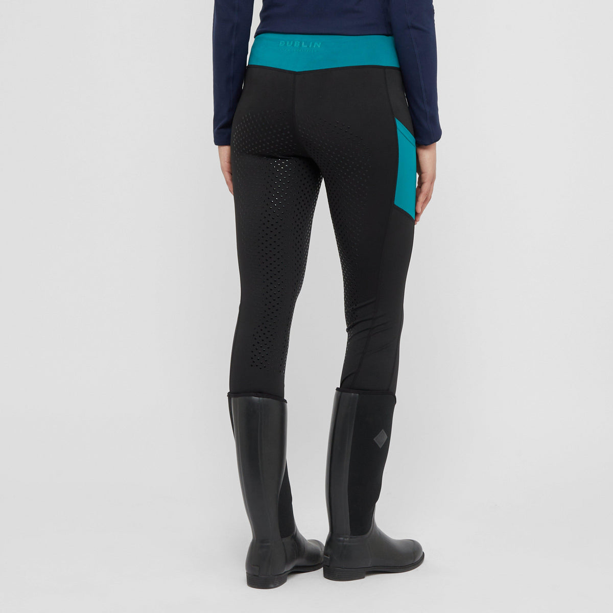 Womens Everyday Riding Tights Black/Deep Lake