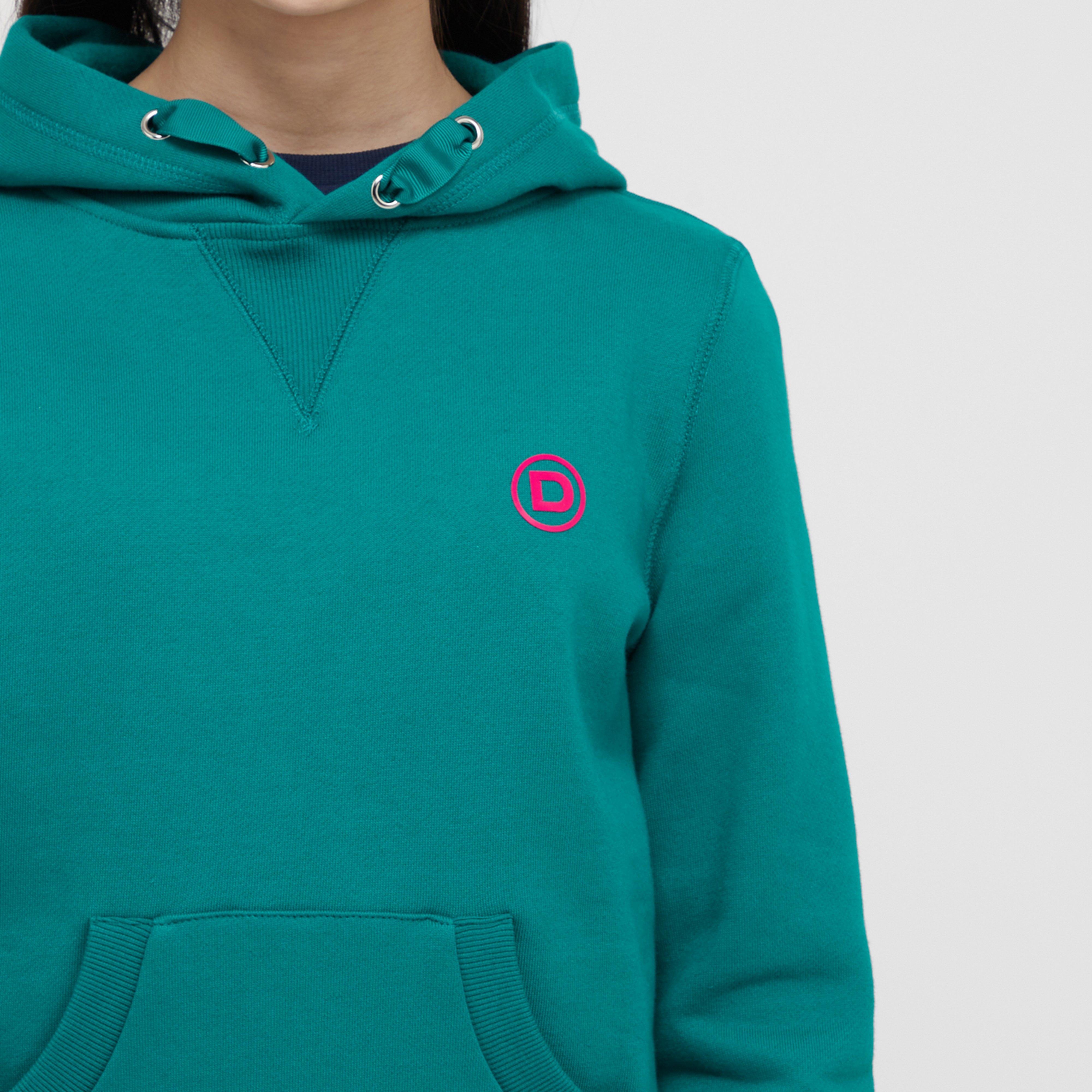 Kids Camile Contrast Tie Hoodie Deep Lake