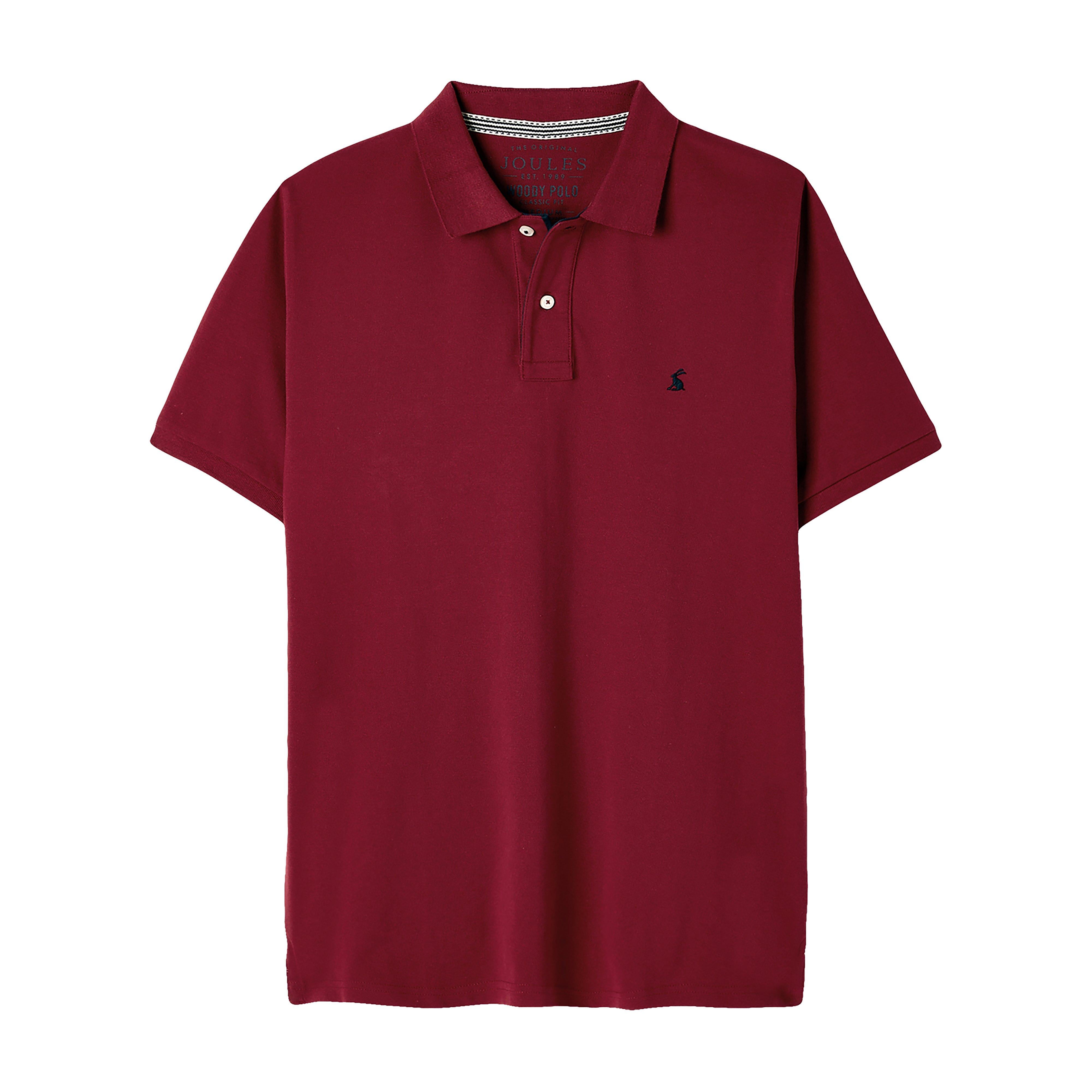 Mens Woody Polo Shirt Rhubarb