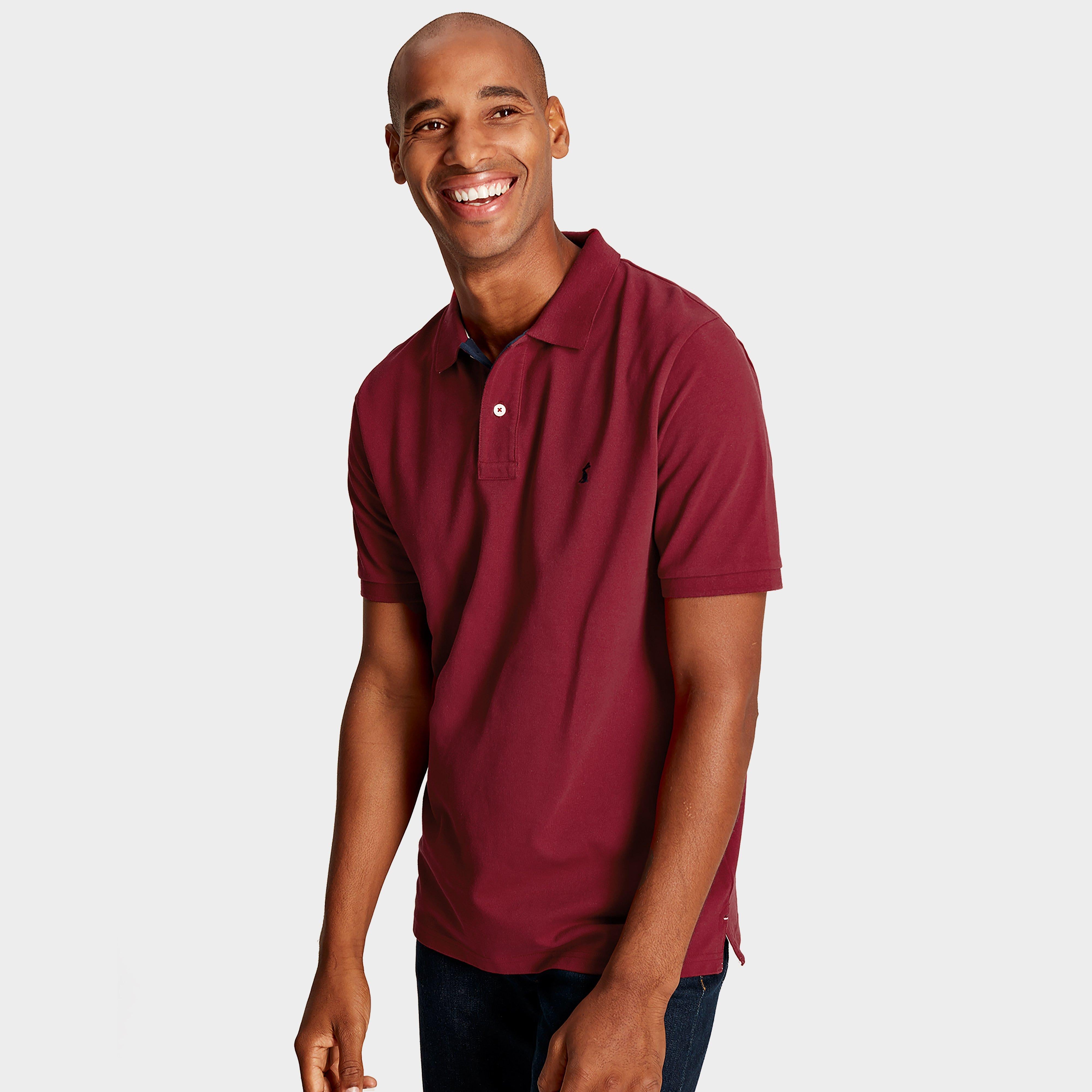 Mens Woody Polo Shirt Rhubarb
