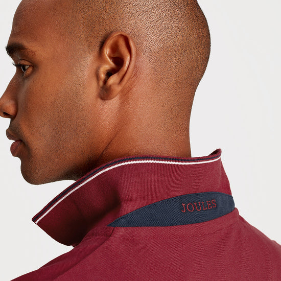 Mens Woody Polo Shirt Rhubarb