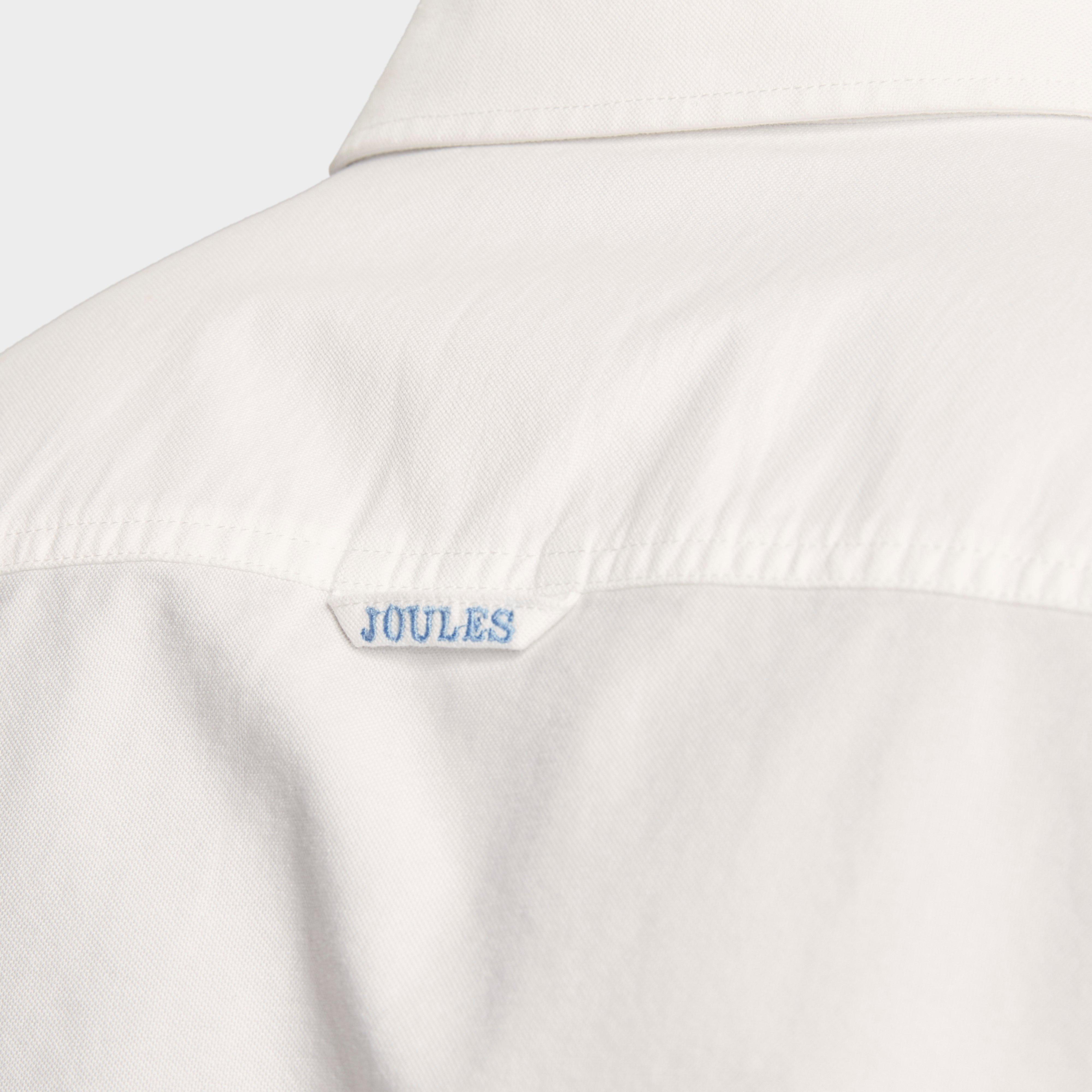 Mens Oxford Long Sleeved Shirt White