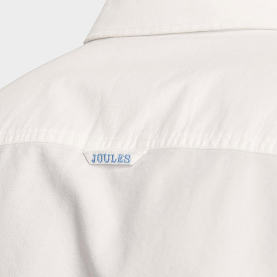 Mens Oxford Long Sleeved Shirt White