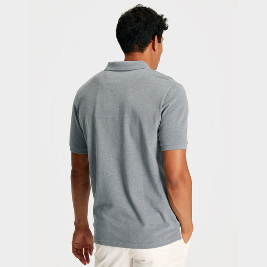 Mens Woody Polo Shirt Grey Marl