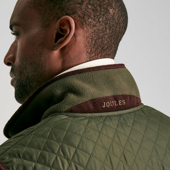 Greenfield Full Zip Fleece Gilet Green