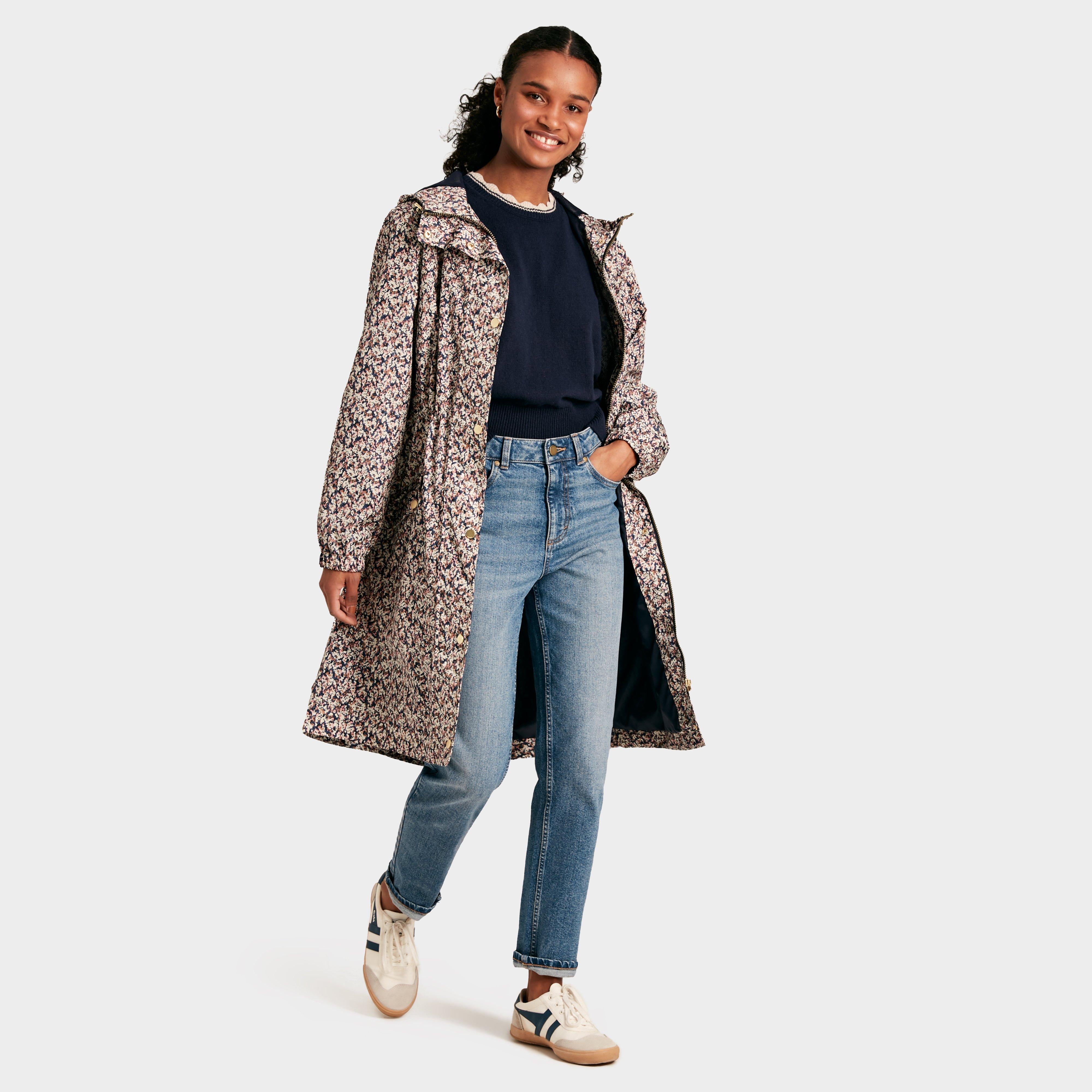 Womens Holkham Waterproof Packable Raincoat Ditsy Floral