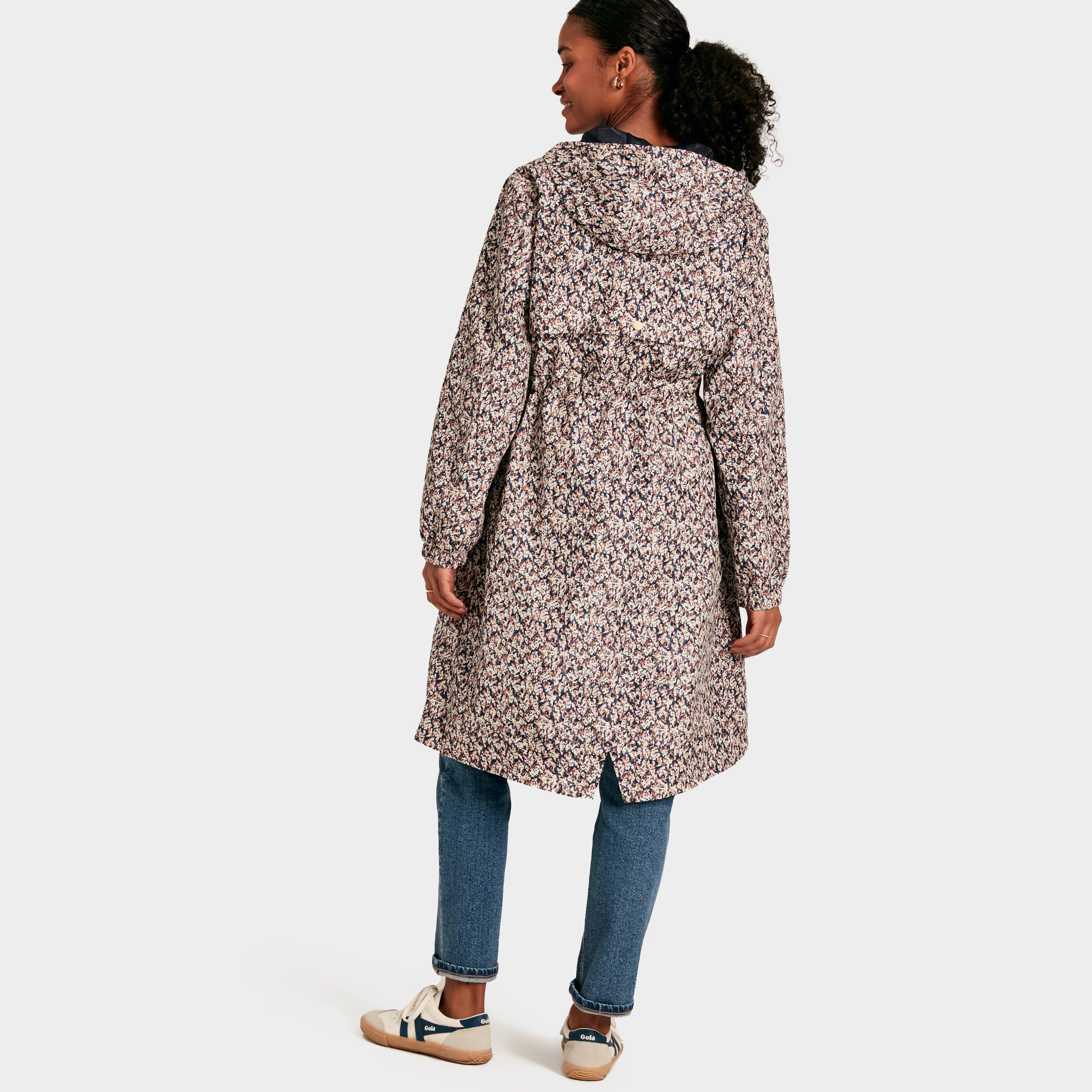 Womens Holkham Waterproof Packable Raincoat Ditsy Floral