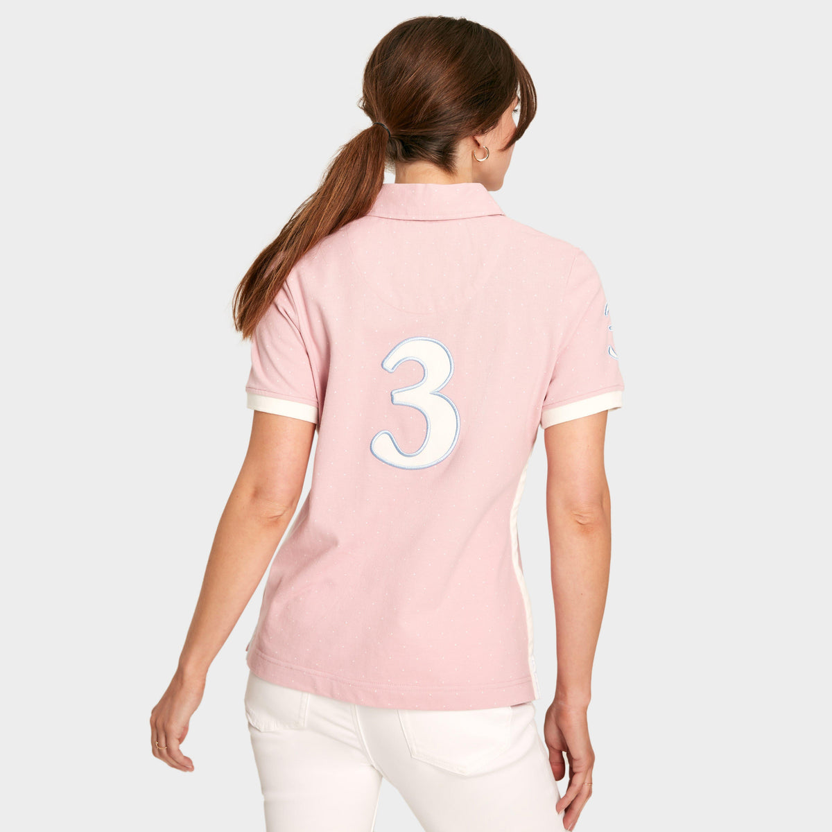 Womens Beaufort Short Sleeve Cotton Polo Shirt Pink