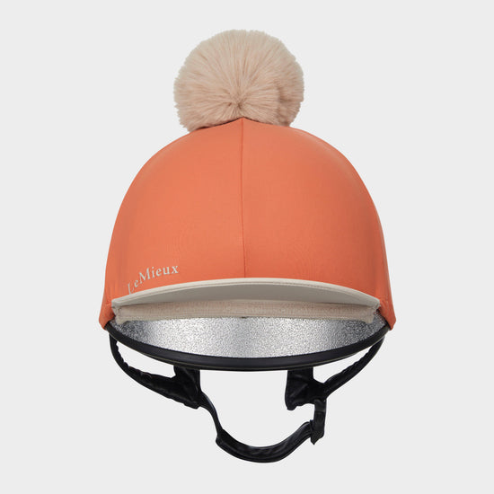 Pom Hat Silk Apricot