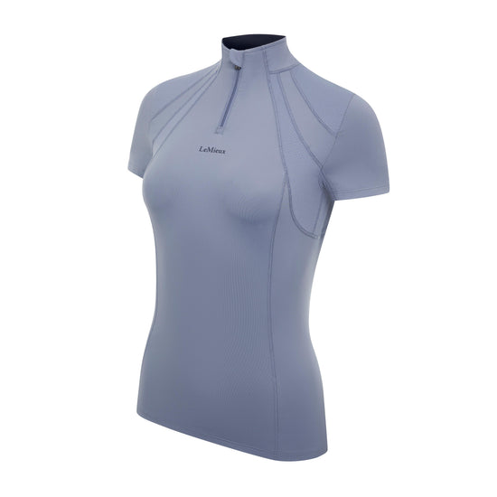 Womens Mia Mesh Short Sleeve Base Layer Jay Blue