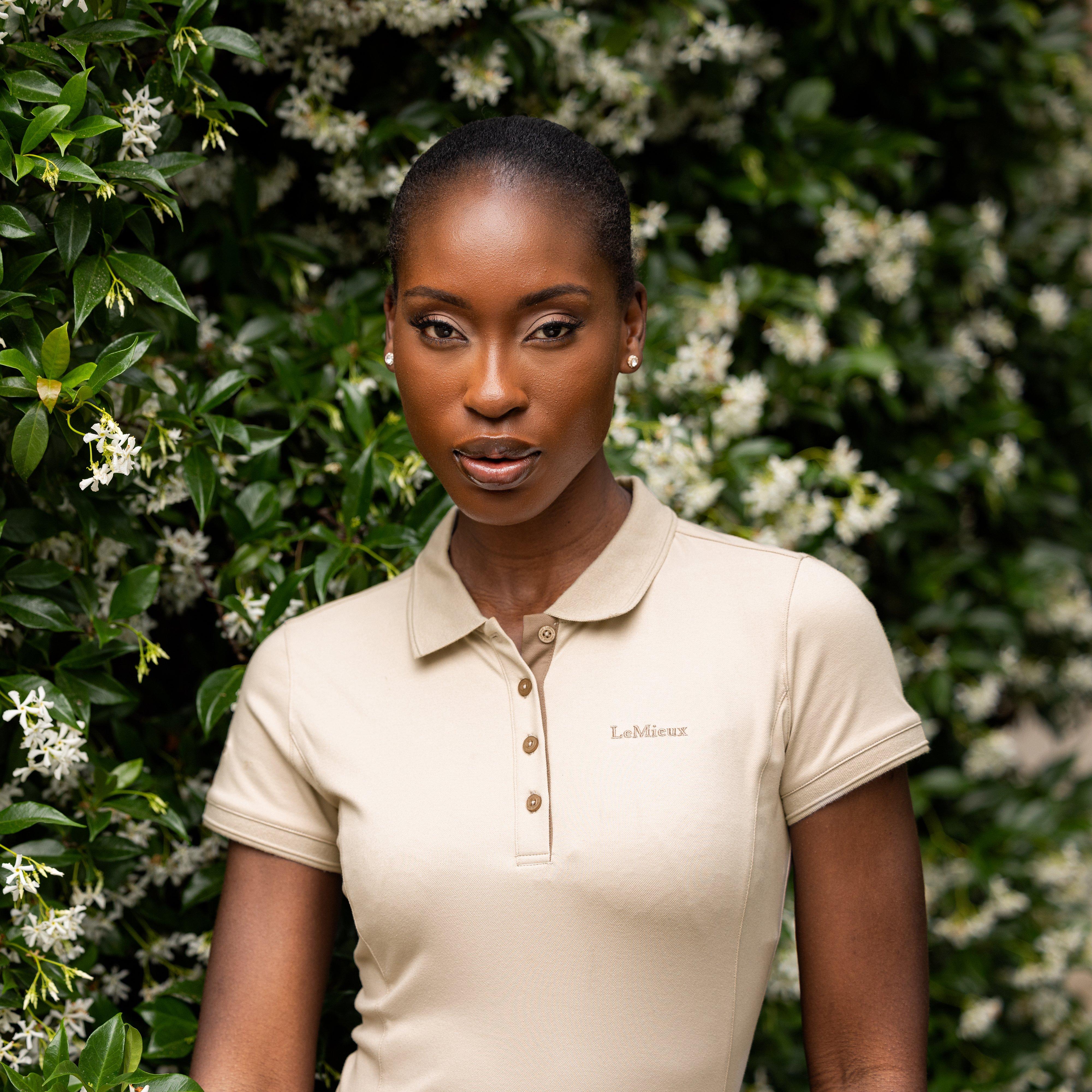 Womens Classique Polo Shirt Stone