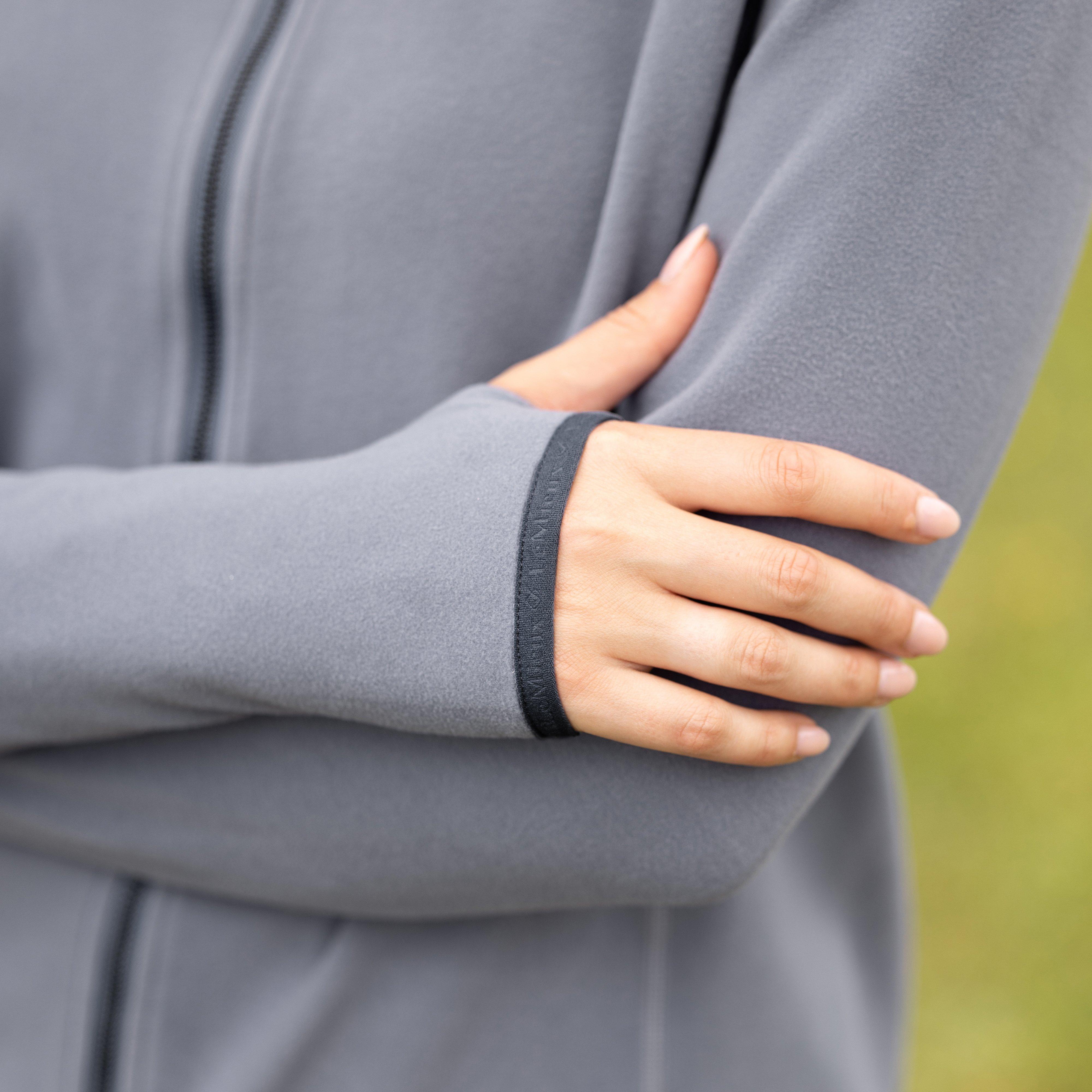 Womens Faye Zip Through Fleece Jay Blue