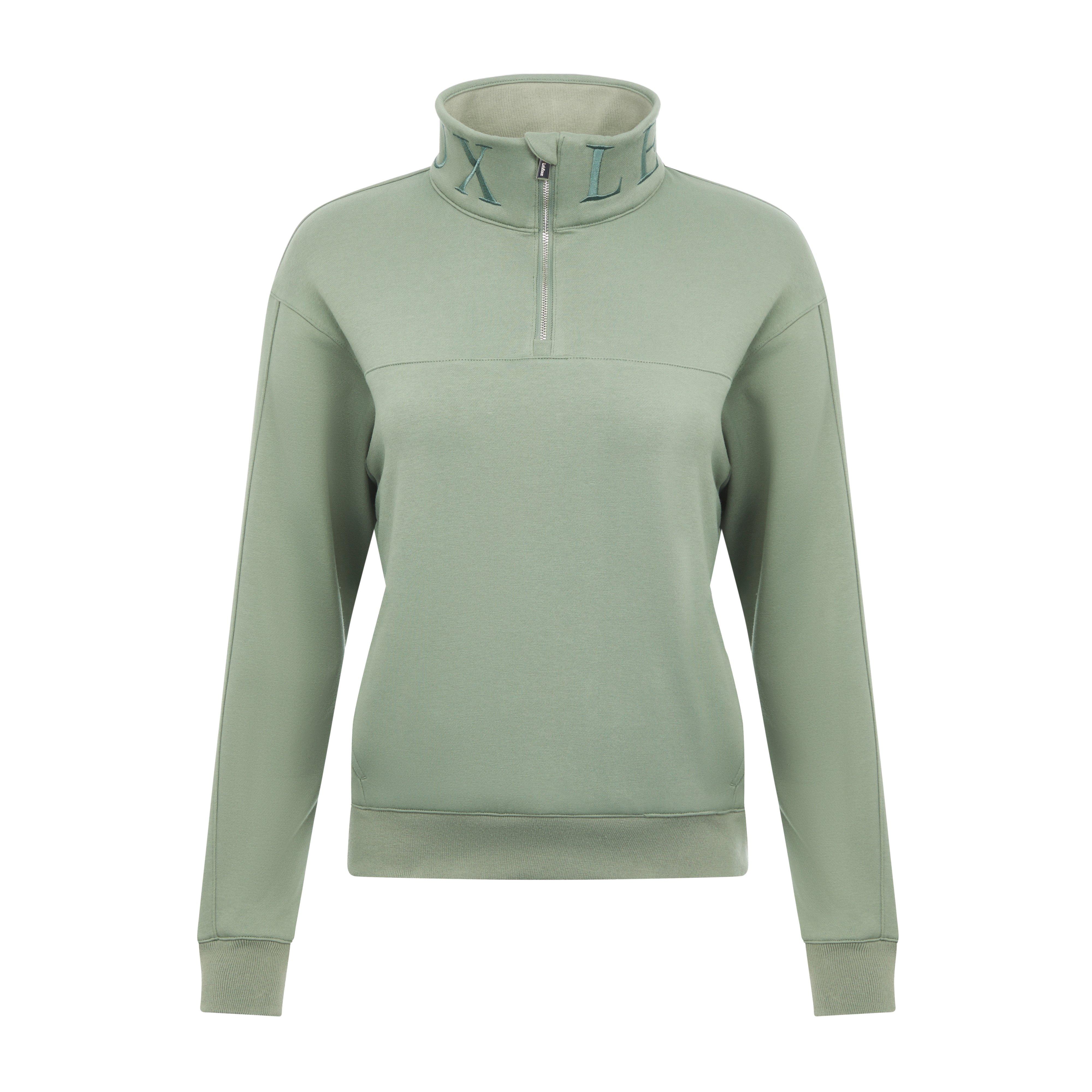 Womens Kali Quarter Zip Sweater Thyme
