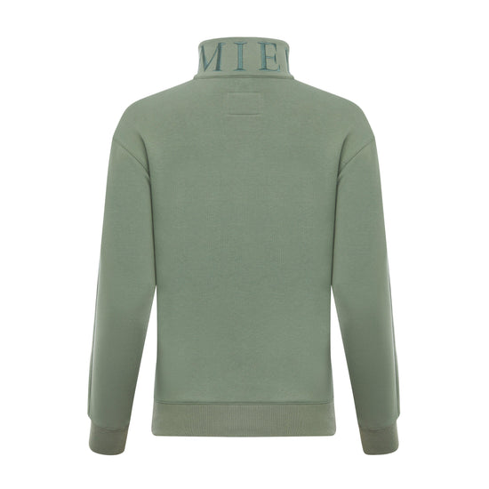 Womens Kali Quarter Zip Sweater Thyme