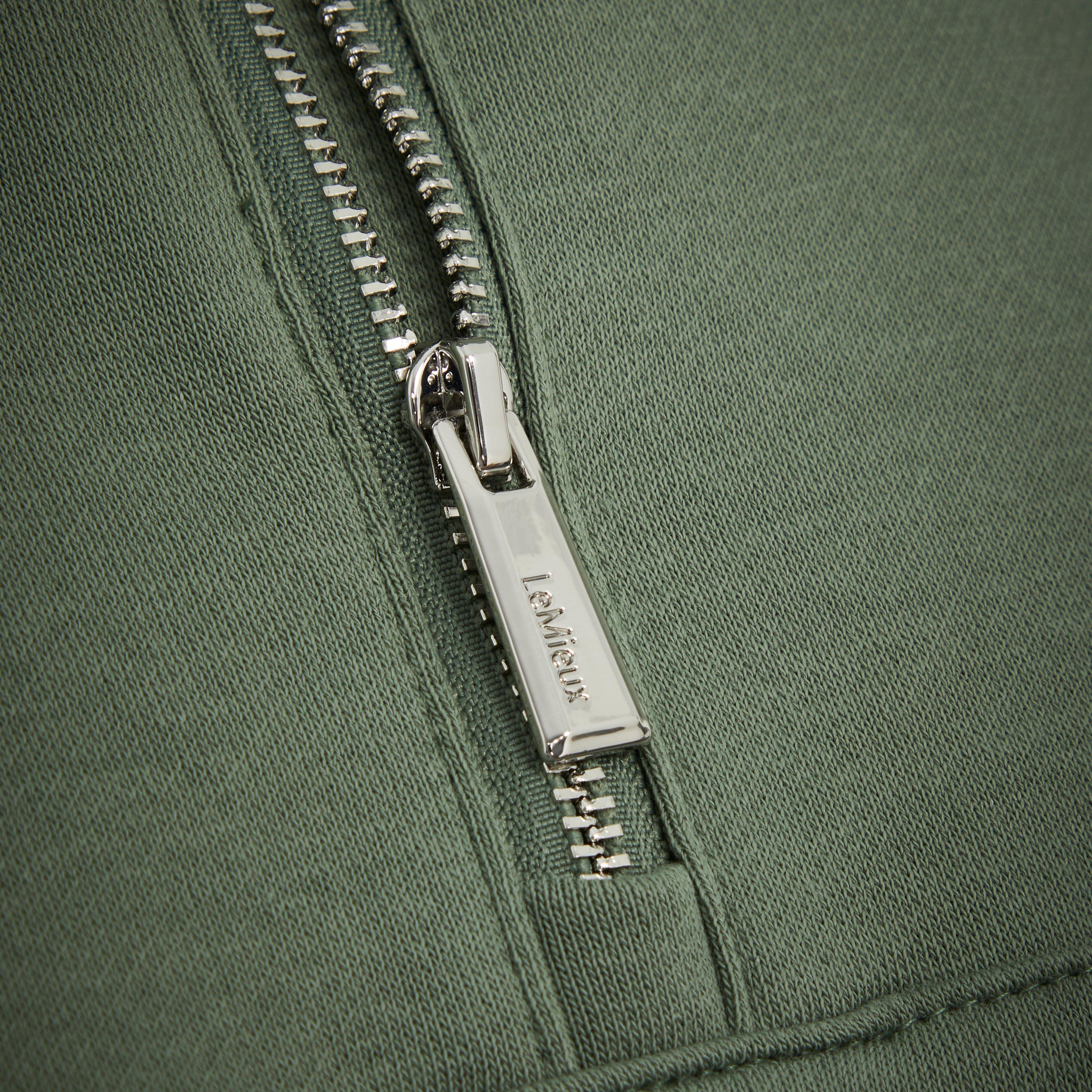 Womens Kali Quarter Zip Sweater Thyme